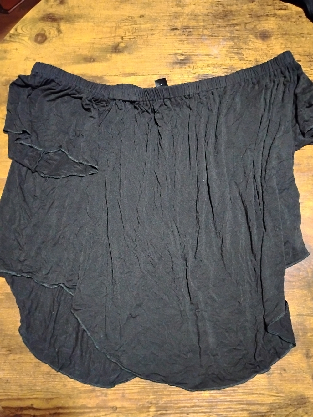 SHEIN Curve Off-Shoulder Black Size 3XL Like New